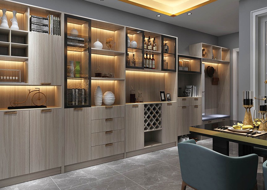 實木卡條門系列